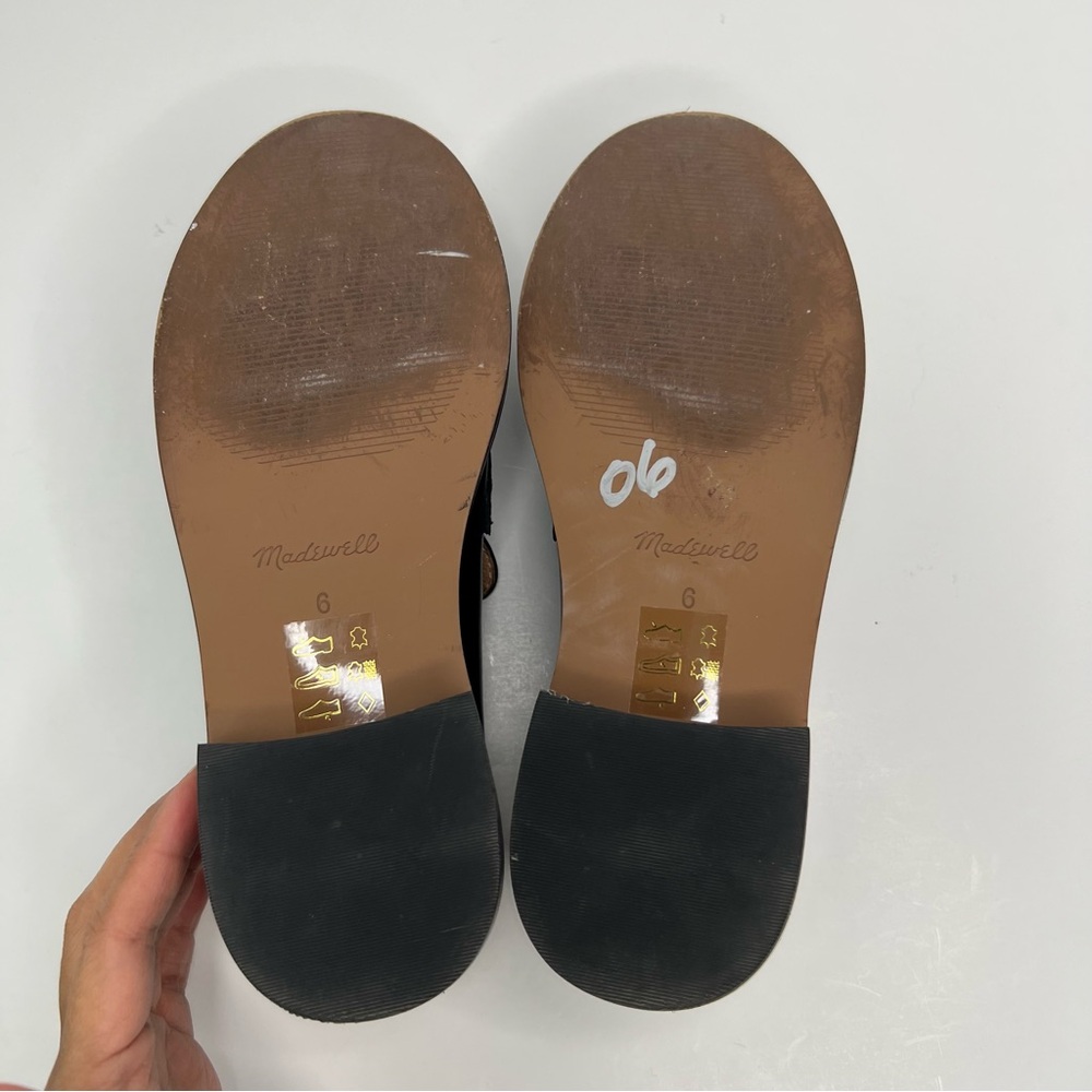 Madewell The Vernon Bit Hardware Loafer in Leather in True Black Size 6 - Picture 13 of 15